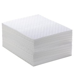 Spill Absorbent Pads 15″ x 20″ Heavyweight Oil Absorbing Mats,White Absorbing.