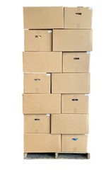PALLET OF COLORED T-SHIRT RAGS (25 LB) 35 BOXES – 875 LBs – FREE SHIPPING!!!!