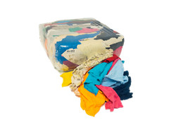 Colored Knit Rags – Cleaning Wiping Cloth – 25 LB Bag