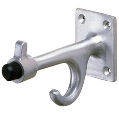 Bobrick B-212 Commercial Clothes & Robe Hook and Bumper Aluminum
