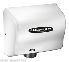 American ExtremeAir GXT9-M Automatic Surface Mount Hand Dryer White Steel Cover