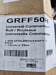 Spilltech Grff50h Sorbents 8 Gal Pack Universal Absorbed Gray Polypropylene