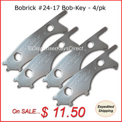 Bobrick “Bob-Key” #24-17 for Liquid Soap Disp. & Toilet Tissue Spindles -(4/pk.)